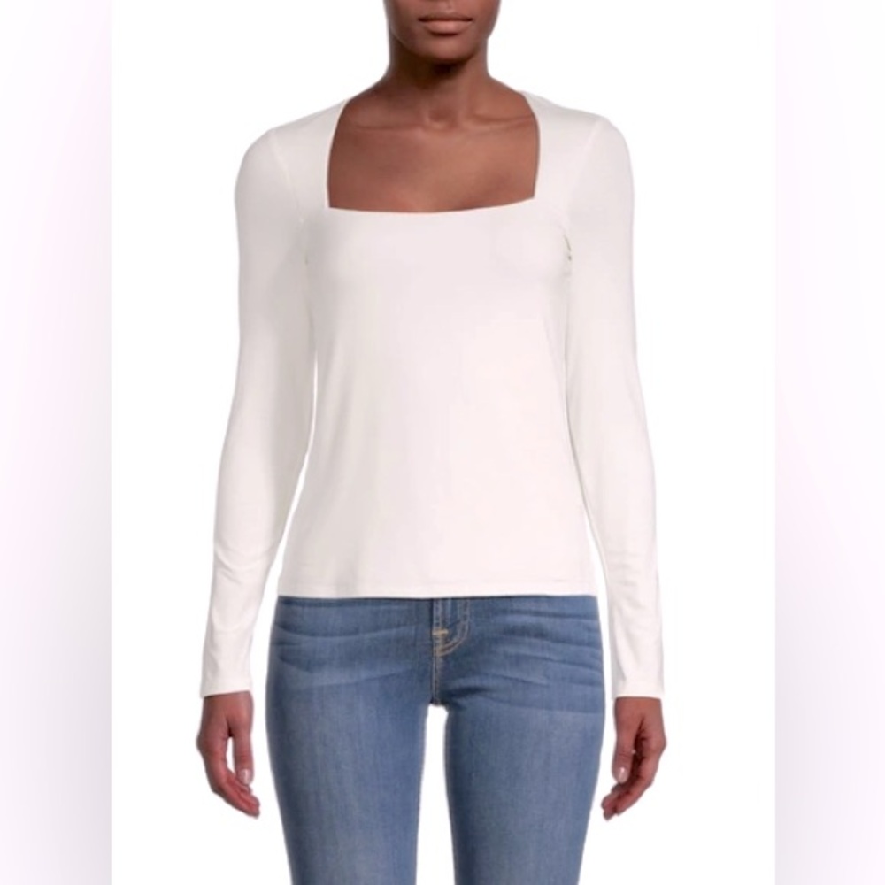 Bailey 44 long sleeve viv shirt. White. Size S.